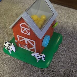 Farmhouse Playset with Cows develop motor skills
